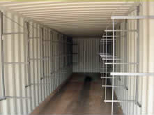 inside of storage container
