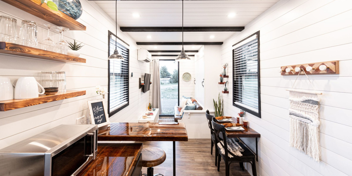 the inside of a portable container home