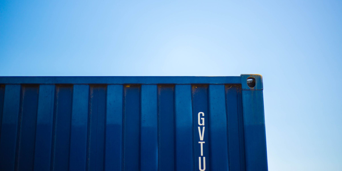 up close view of mobile storage container